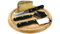 houten kaasmessen set (4 stuks )