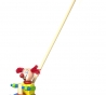 houten clown om te duwen
