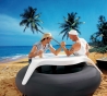 donuts witte tafel en antraciet zitting 