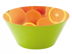 Bedrukte bowl - appelsienen