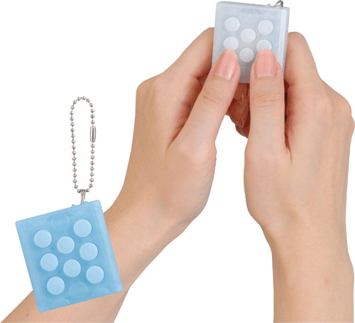 Bubblewrap keychain