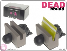 Leuke DEAD BBuDD guillotine card/memo holder