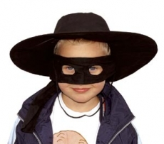 Zorro hoed en masker