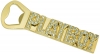 Playboy flesopener - bling black and gold