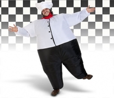 Opblaasbaar chef pak