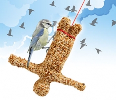 Bungee vogelvoeder