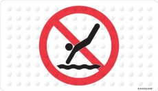 Bad Mat " No diving "
