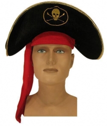 Piratenhoed met sjaal
