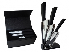 Geschenkset Homeij - 3 messen met houder