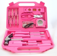 Roze gereedschapskist