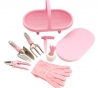 Roze tuinset