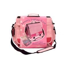 Roze laptoptas