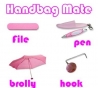 Roze handtas inhoud
